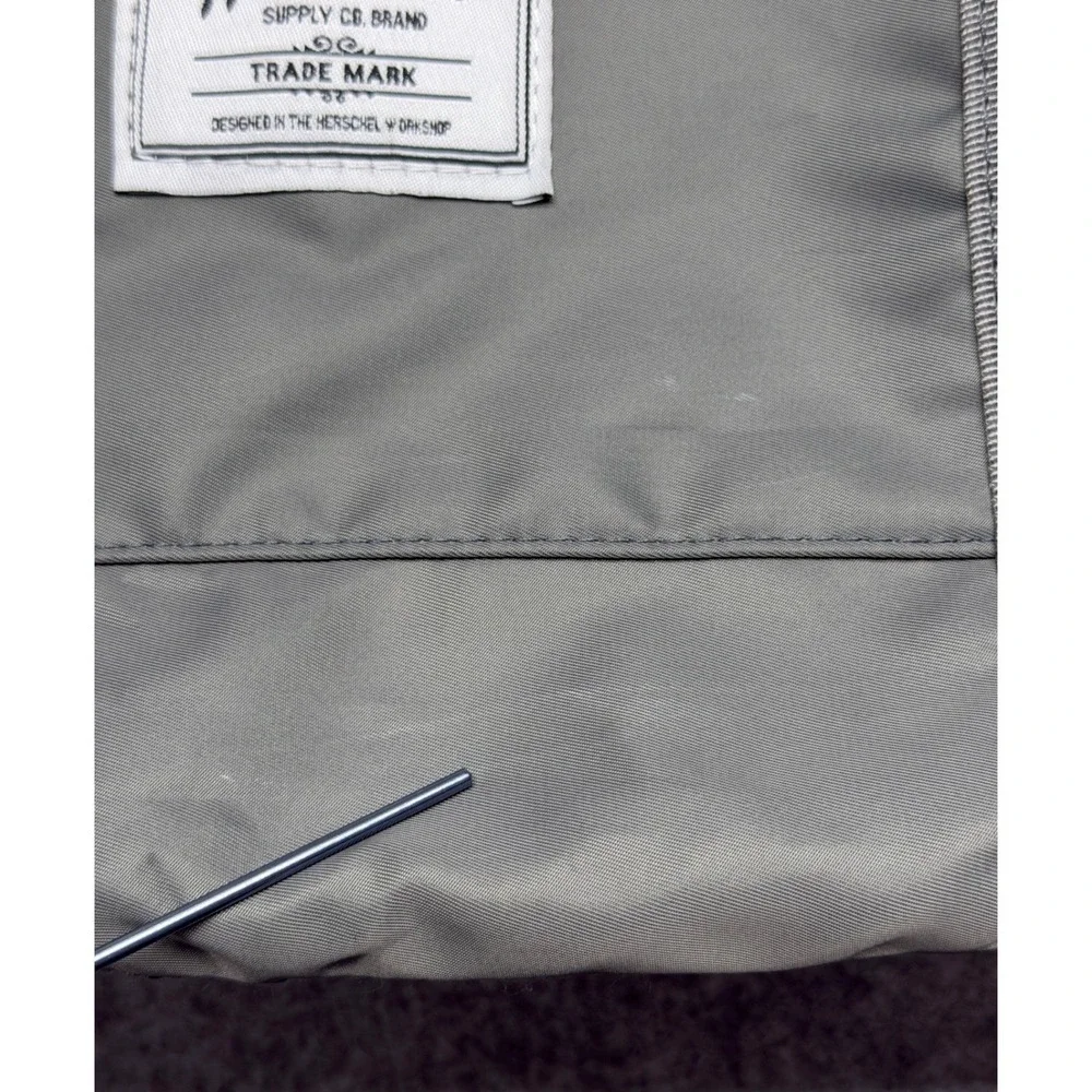 Herschel Supply Co Strand Duffle Bag Grey Nylon Weekend Travel Gym Carryall